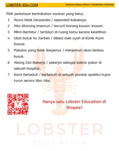 Bahasa Melayu / Tahun 3 / Tatabahasa / Imbuhan / 2