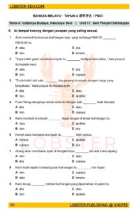 Kata Hubung Tahun 4: Latihan PBD Bahasa Melayu (Dengan Jawapan)