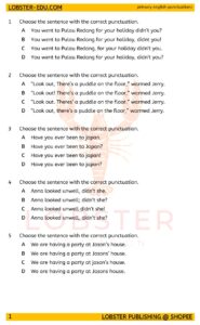 English / Year 4 5 6 / Grammar / Punctuation / 1