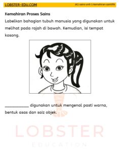 Sains / SK Tahun 1 / Unit 1 / Kemahiran Saintifik / 1